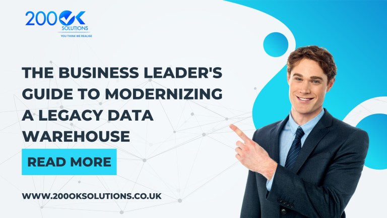 The Business Leader’s Guide to Modernizing a Legacy Data Warehouse