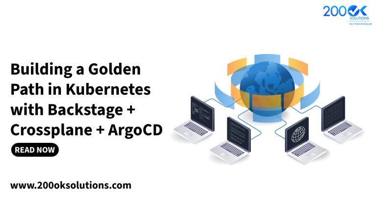 Building a Golden Path in Kubernetes with Backstage + Crossplane + ArgoCD 