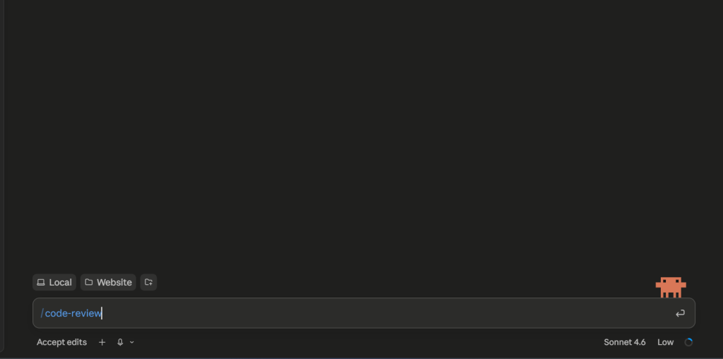 Developer saving a custom Claude Code review Skill in the ~/.claude/skills/code-review directory to automate code quality checks.