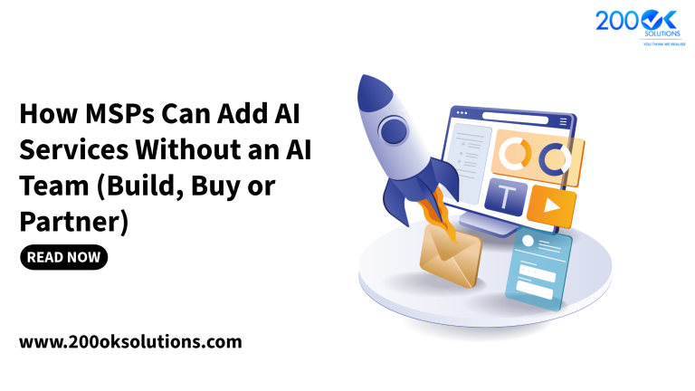 How MSPs Can Add AI Services Without an AI Team (Build, Buy or Partner) 