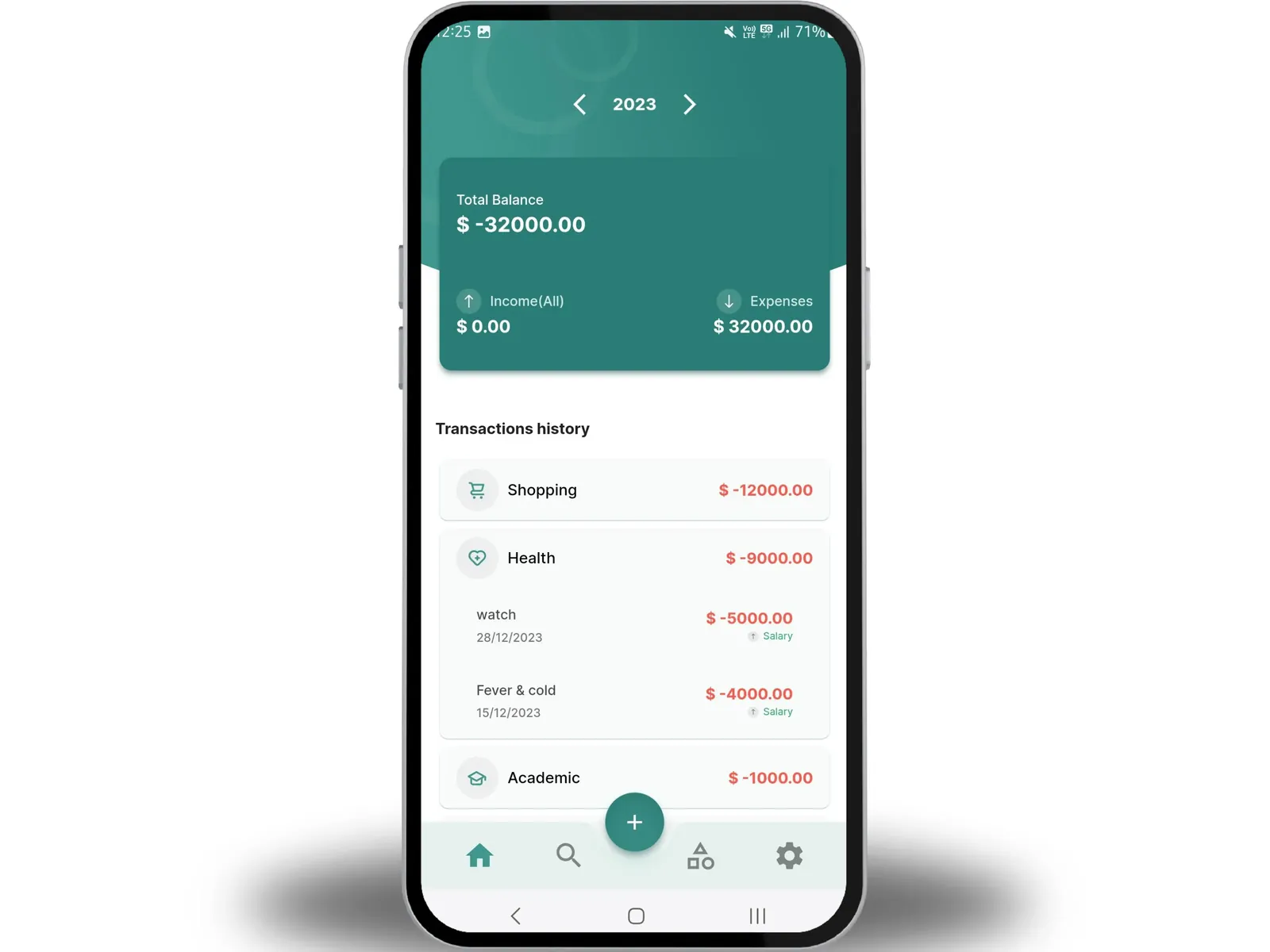 Expenizer Screen 6