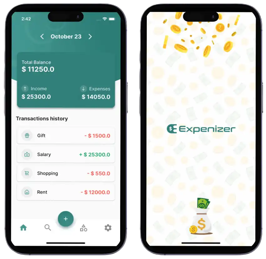 Expenizer screenshot